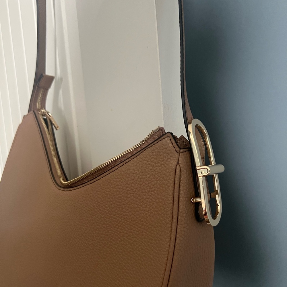 Furla Tan Leather Hobo Bag - Picture 2 of 4